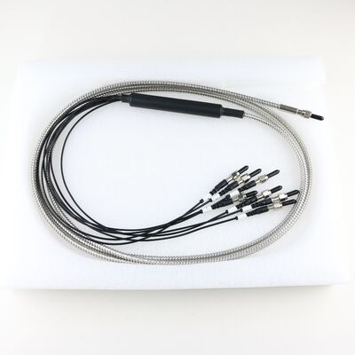 Hexagonal 271-core SMA905 patch cord with armored tube
